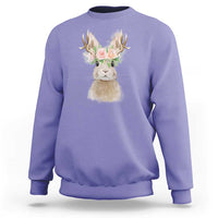 Ostara Pagan Eostre Easter Day Sweatshirt Rabbit Wolpertinger Spring Equinox Festival