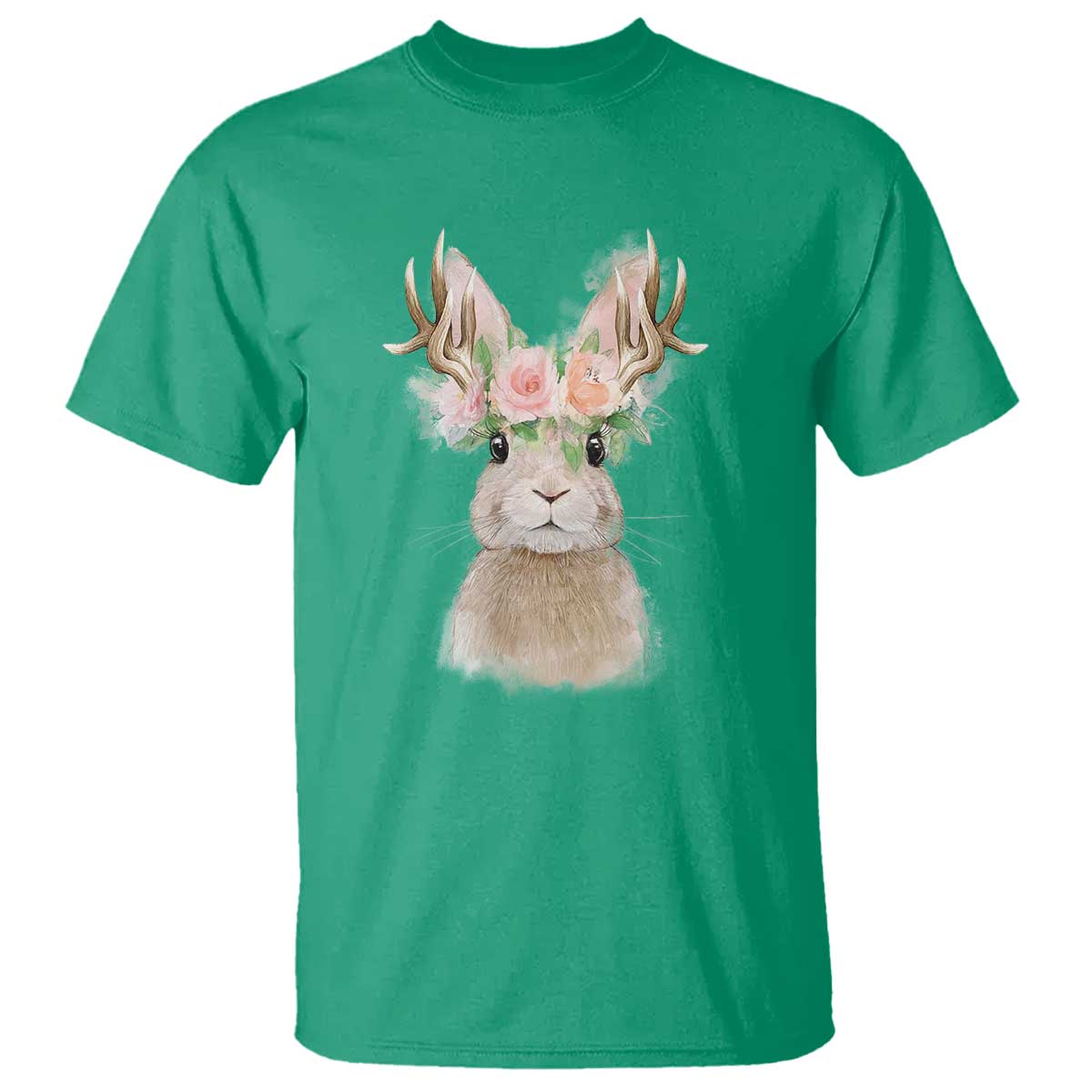 Ostara Pagan Eostre Easter Day T Shirt Rabbit Wolpertinger Spring Equinox Festival