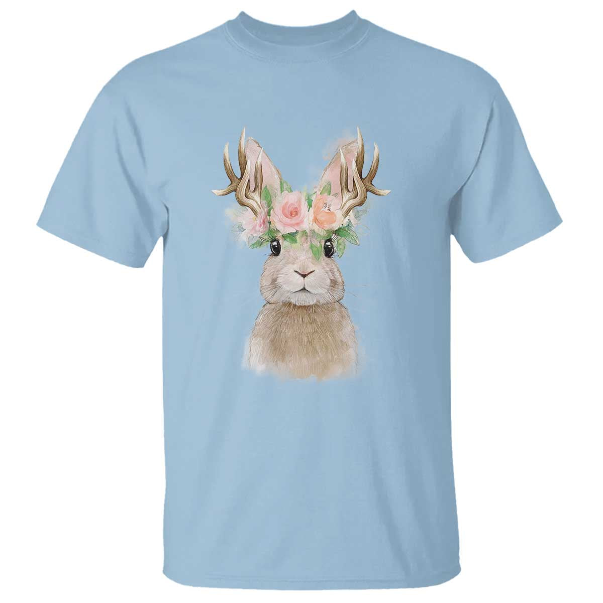 Ostara Pagan Eostre Easter Day T Shirt Rabbit Wolpertinger Spring Equinox Festival