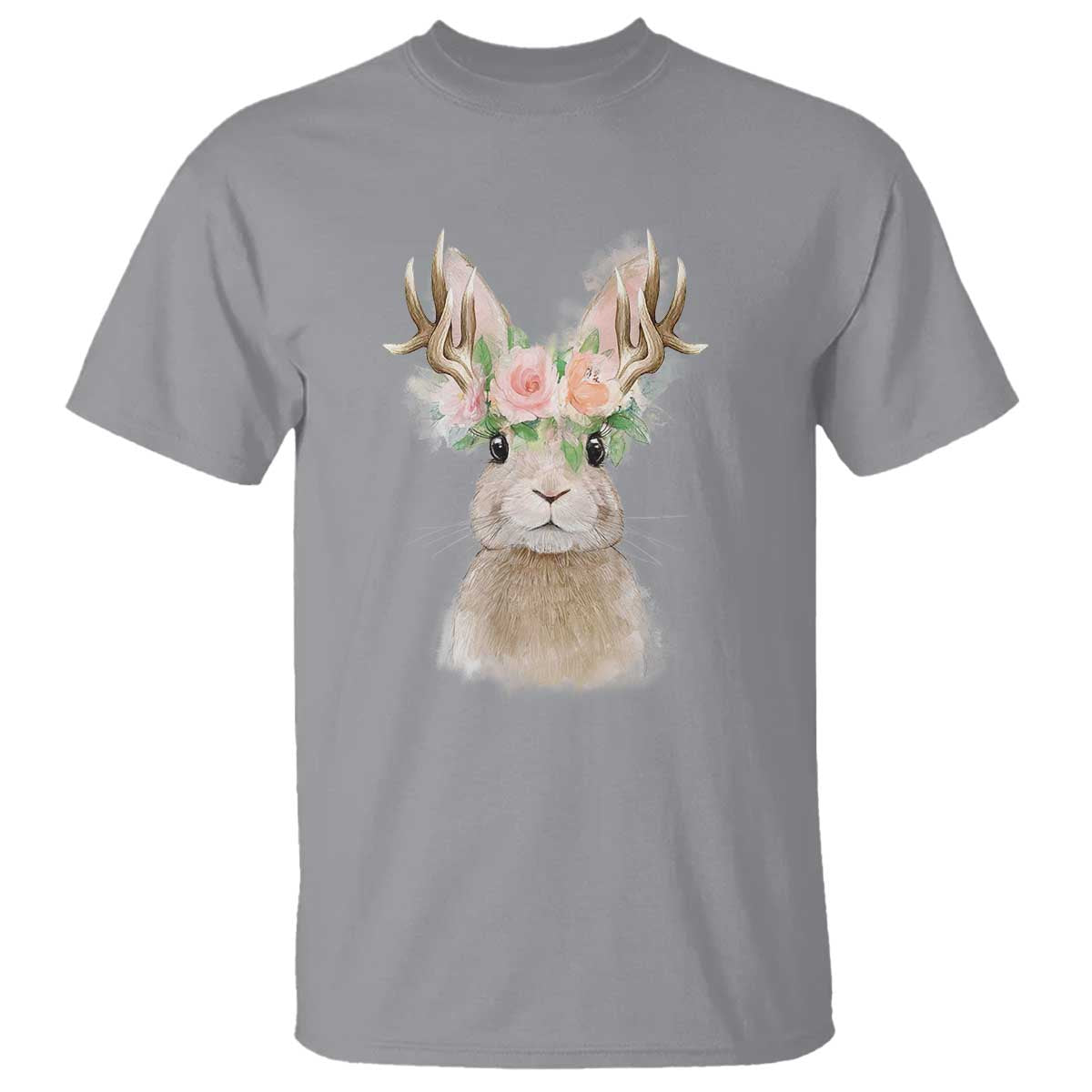 Ostara Pagan Eostre Easter Day T Shirt Rabbit Wolpertinger Spring Equinox Festival