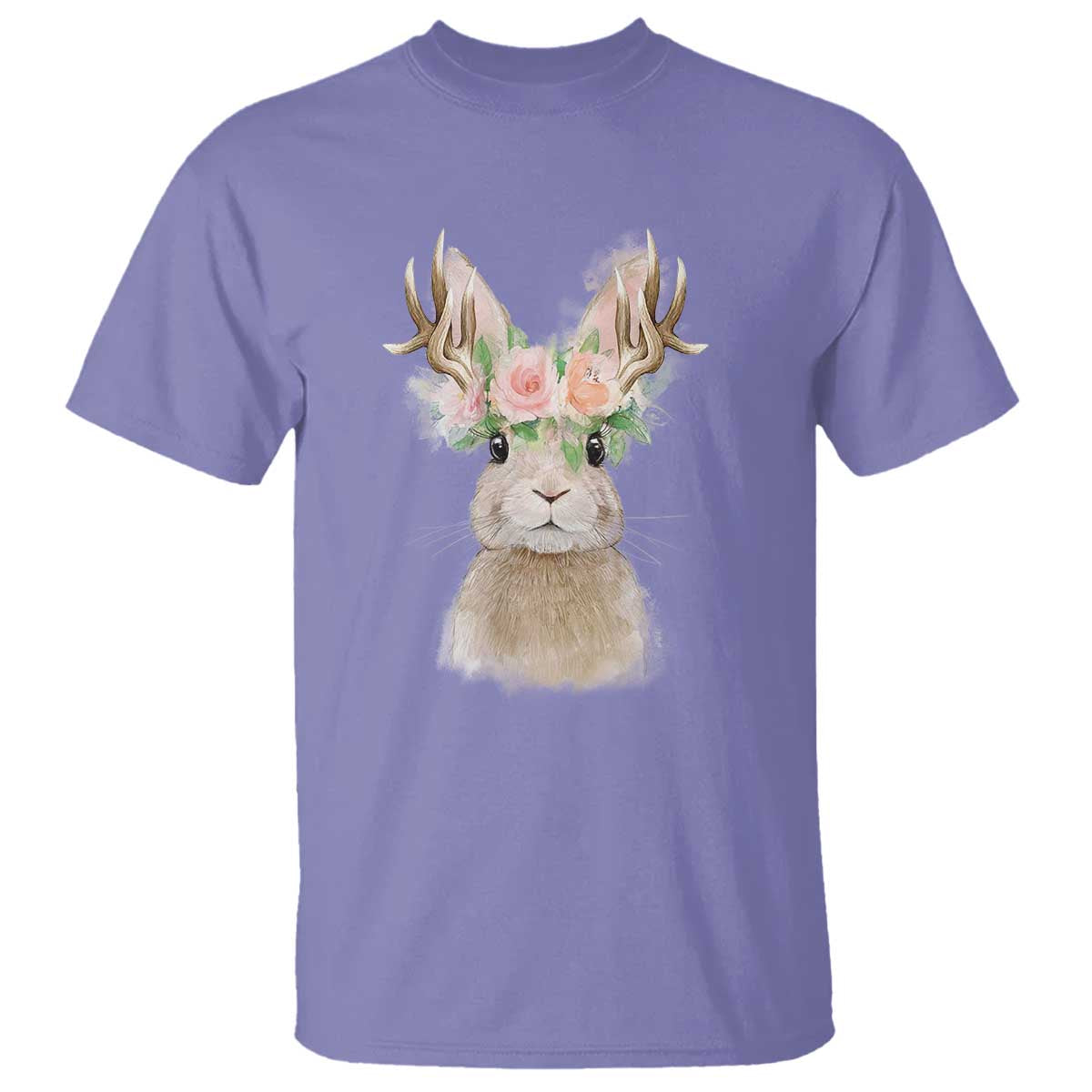 Ostara Pagan Eostre Easter Day T Shirt Rabbit Wolpertinger Spring Equinox Festival