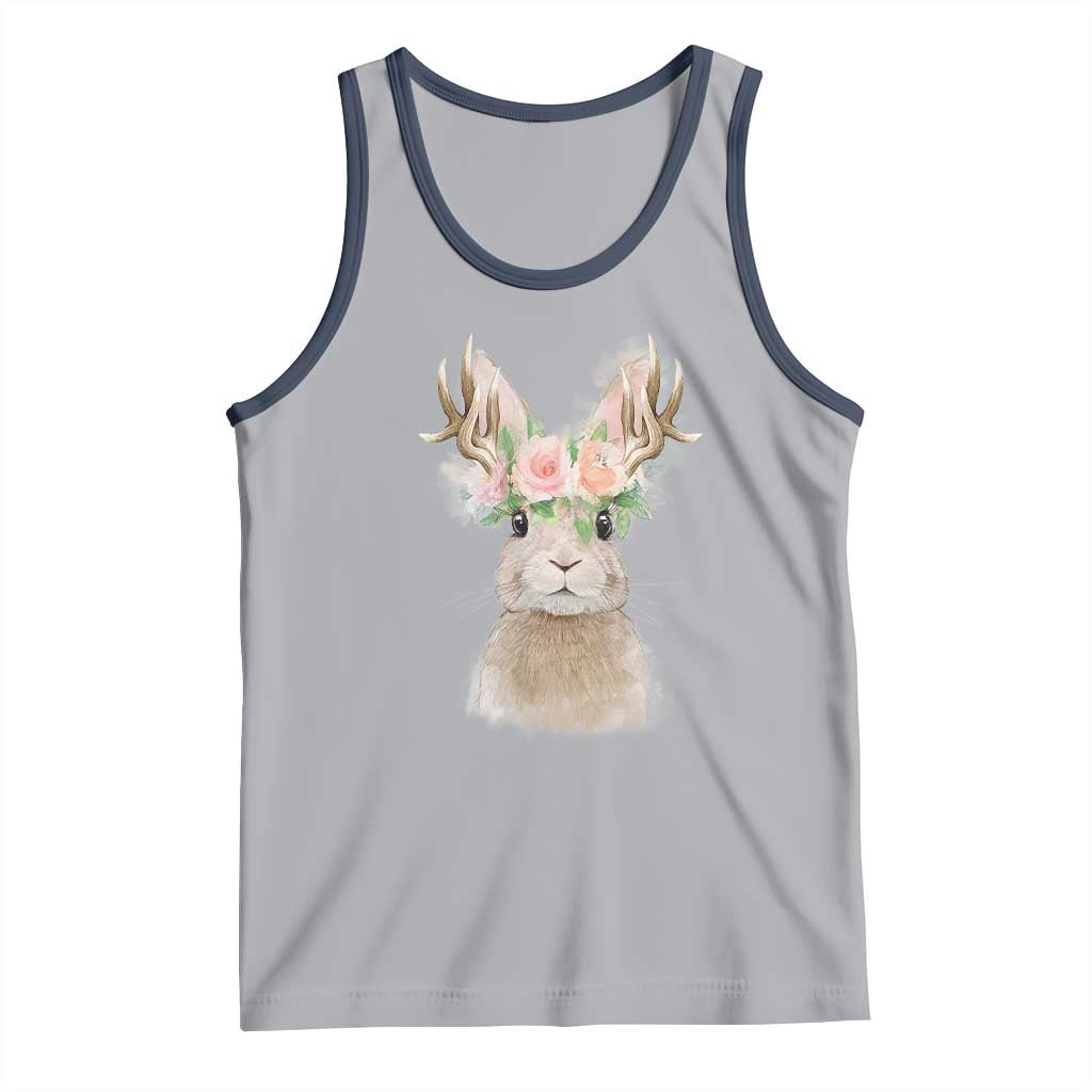 Ostara Pagan Eostre Easter Day Tank Top Rabbit Wolpertinger Spring Equinox Festival