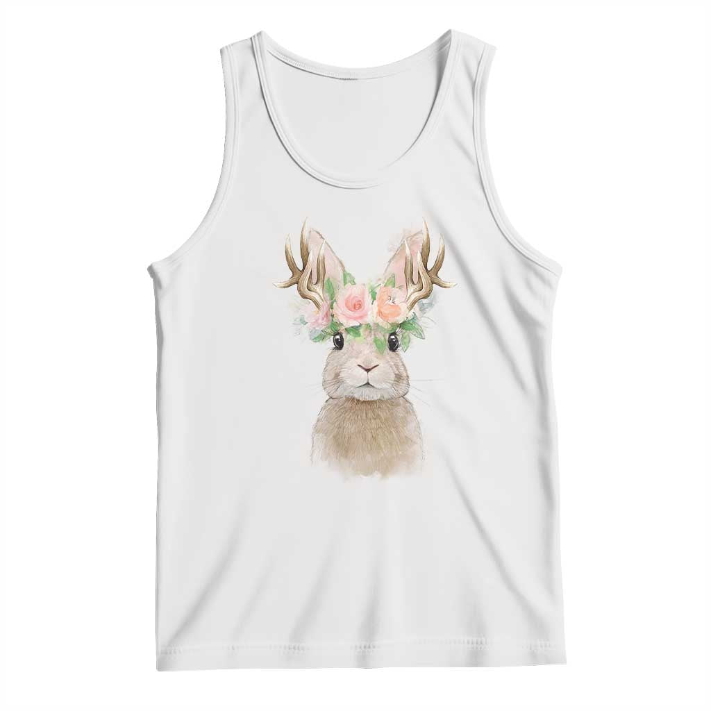 Ostara Pagan Eostre Easter Day Tank Top Rabbit Wolpertinger Spring Equinox Festival