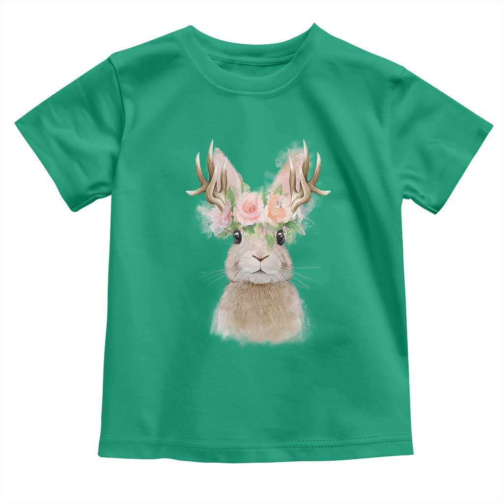 Ostara Pagan Eostre Easter Day Toddler T Shirt Rabbit Wolpertinger Spring Equinox Festival