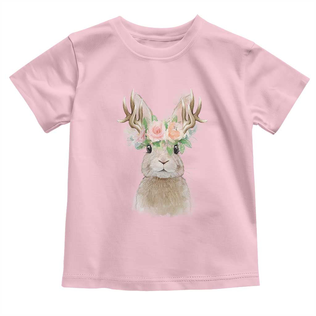 Ostara Pagan Eostre Easter Day Toddler T Shirt Rabbit Wolpertinger Spring Equinox Festival
