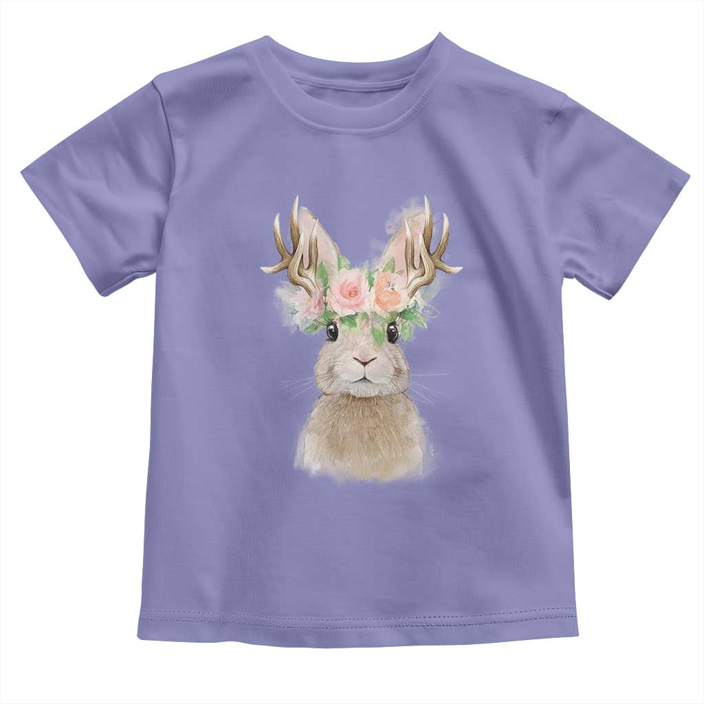 Ostara Pagan Eostre Easter Day Toddler T Shirt Rabbit Wolpertinger Spring Equinox Festival