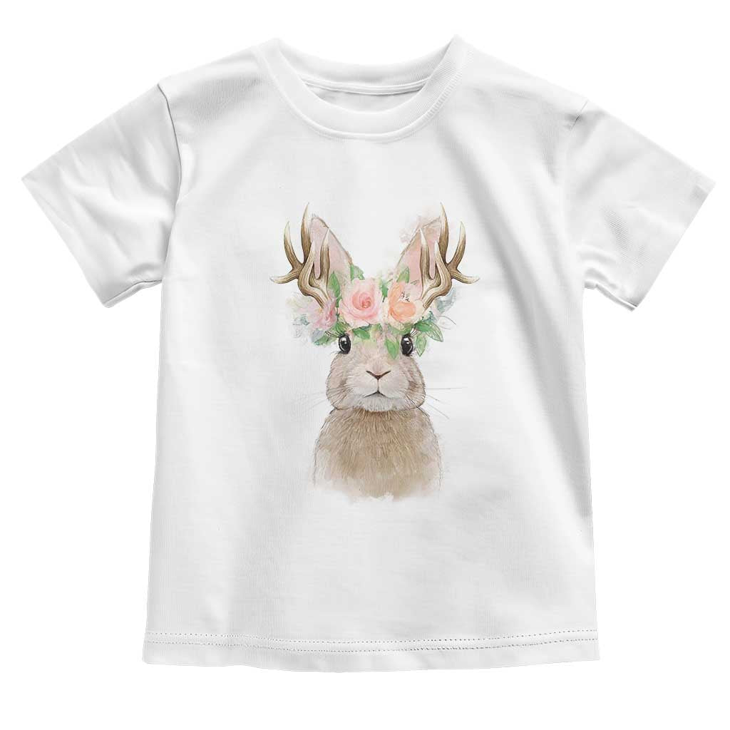 Ostara Pagan Eostre Easter Day Toddler T Shirt Rabbit Wolpertinger Spring Equinox Festival