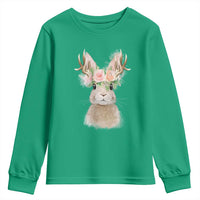 Ostara Pagan Eostre Easter Day Youth Sweatshirt Rabbit Wolpertinger Spring Equinox Festival