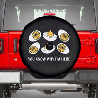 Funny Easter Day Thanksgiving Deviled Egg Spare Tire Cover You Know Why I'm Here