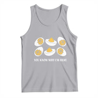 Funny Easter Day Thanksgiving Deviled Egg Tank Top You Know Why I'm Here
