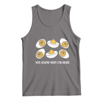 Funny Easter Day Thanksgiving Deviled Egg Tank Top You Know Why I'm Here