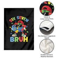 67 Autism Awareness Garden Flag Funny Six Seven Bruh Autistic Puzzle Kids Boys