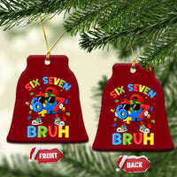 67 Autism Awareness Ceramic Ornament Funny Six Seven Bruh Autistic Puzzle Kids Boys