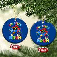 67 Autism Awareness Ceramic Ornament Funny Six Seven Bruh Autistic Puzzle Kids Boys