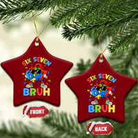 67 Autism Awareness Ceramic Ornament Funny Six Seven Bruh Autistic Puzzle Kids Boys