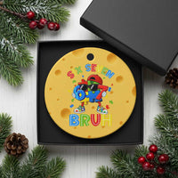 67 Autism Awareness Ceramic Ornament Funny Six Seven Bruh Autistic Puzzle Kids Boys
