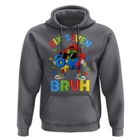 67 Autism Awareness Hoodie Funny Six Seven Bruh Autistic Puzzle Kids Boys