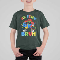 67 Autism Awareness T Shirt For Kid Funny Six Seven Bruh Autistic Puzzle Kids Boys