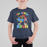 67 Autism Awareness T Shirt For Kid Funny Six Seven Bruh Autistic Puzzle Kids Boys