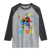 67 Autism Awareness Raglan Shirt Funny Six Seven Bruh Autistic Puzzle Kids Boys