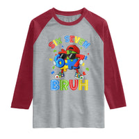 67 Autism Awareness Raglan Shirt Funny Six Seven Bruh Autistic Puzzle Kids Boys