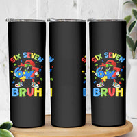 67 Autism Awareness Skinny Tumbler Funny Six Seven Bruh Autistic Puzzle Kids Boys