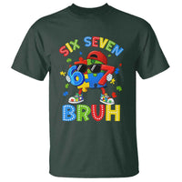 67 Autism Awareness T Shirt Funny Six Seven Bruh Autistic Puzzle Kids Boys