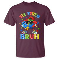 67 Autism Awareness T Shirt Funny Six Seven Bruh Autistic Puzzle Kids Boys