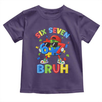 67 Autism Awareness Toddler T Shirt Funny Six Seven Bruh Autistic Puzzle Kids Boys