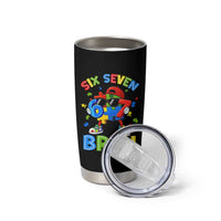 67 Autism Awareness Tumbler Cup Funny Six Seven Bruh Autistic Puzzle Kids Boys