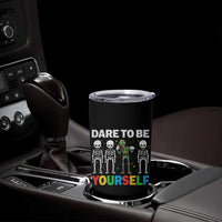 Autism Awareness 67 Tumbler Cup Dare To Be Yourself Six Seven Autism Skeleton