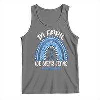 Denim Day Awareness Tank Top In April We Wear Jeans Rainbow