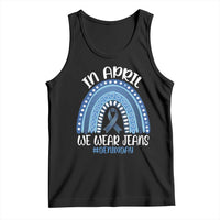 Denim Day Awareness Tank Top In April We Wear Jeans Rainbow