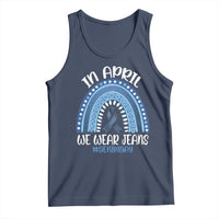 Denim Day Awareness Tank Top In April We Wear Jeans Rainbow