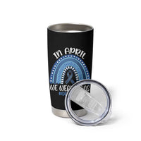 Denim Day Awareness Tumbler Cup In April We Wear Jeans Rainbow