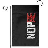 No Kings Protest Nope Funny Political Satire Garden Flag