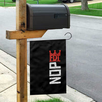 No Kings Protest Nope Funny Political Satire Garden Flag