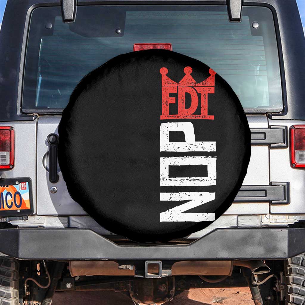 No Kings Protest Nope Funny Political Satire Spare Tire Cover