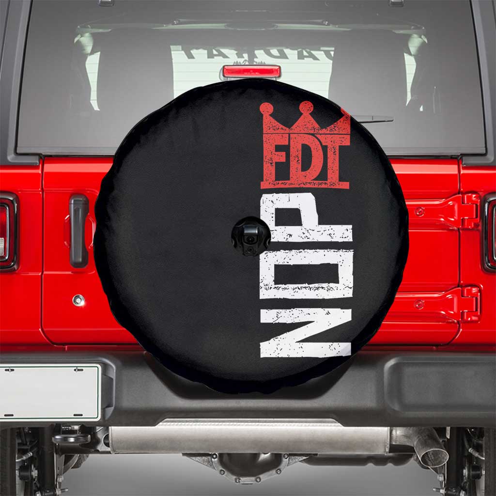 No Kings Protest Nope Funny Political Satire Spare Tire Cover