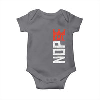 No Kings Protest Nope Funny Political Satire Baby Onesie