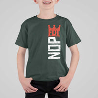 No Kings Protest Nope Funny Political Satire T Shirt For Kid