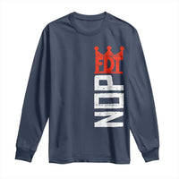 No Kings Protest Nope Funny Political Satire Long Sleeve Shirt