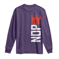 No Kings Protest Nope Funny Political Satire Long Sleeve Shirt