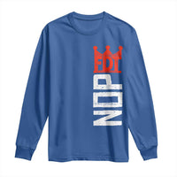 No Kings Protest Nope Funny Political Satire Long Sleeve Shirt