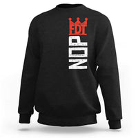 No Kings Protest Nope Funny Political Satire Sweatshirt