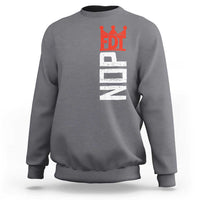 No Kings Protest Nope Funny Political Satire Sweatshirt