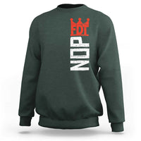 No Kings Protest Nope Funny Political Satire Sweatshirt