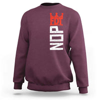 No Kings Protest Nope Funny Political Satire Sweatshirt
