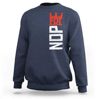 No Kings Protest Nope Funny Political Satire Sweatshirt