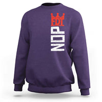 No Kings Protest Nope Funny Political Satire Sweatshirt